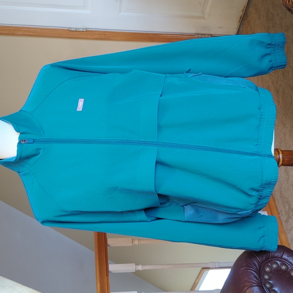 Figs Jackets & Coats Figs Pacific Blue Medium Sydney Scrub Jacket